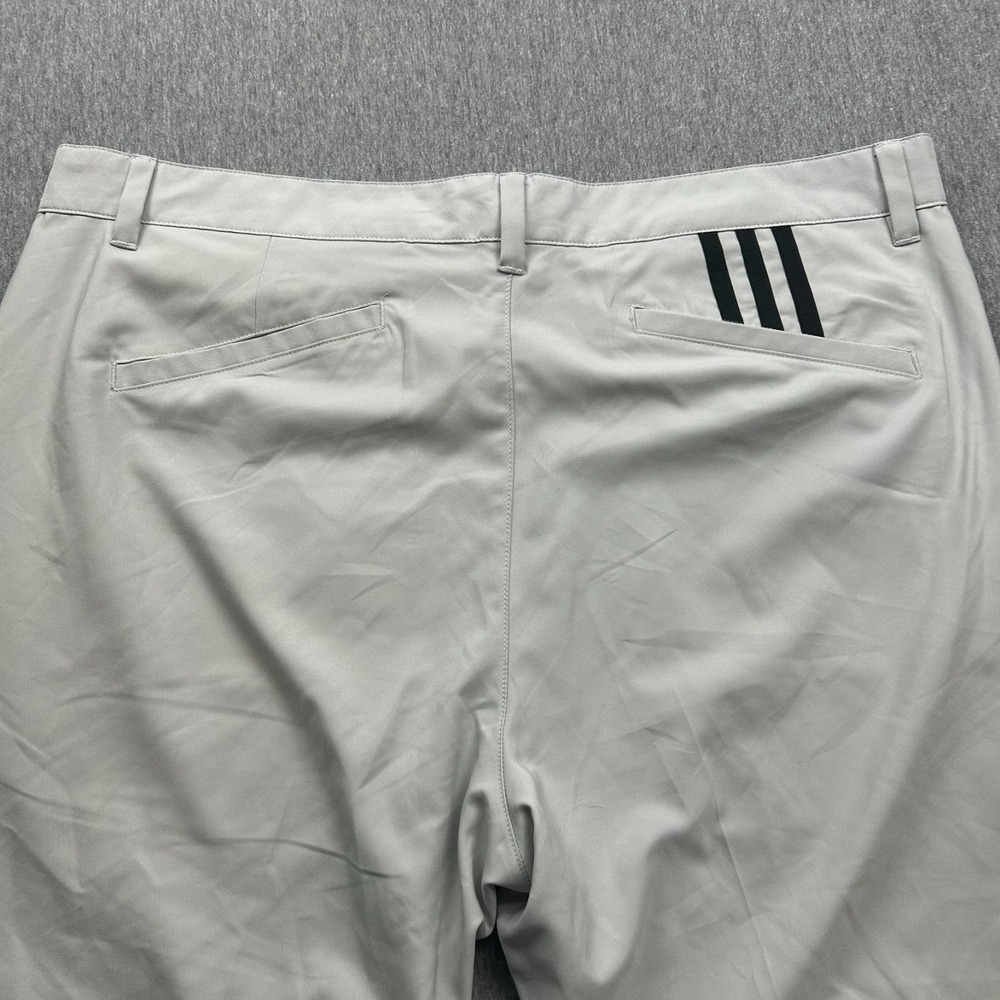 Adidas Golf Pants Mens 36x31 Gray Flat Front Lightweight Tech Casual Activewear - Picture 14 of 16